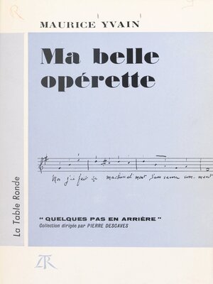 cover image of Ma belle opérette